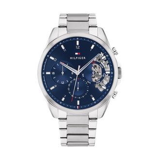 Tommy Hilfiger Accessoires, Heren, Grijs, ONE Size, 1710448 Chronograph Horloge