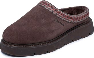 Skechers Womens Keepsakes Lite - Cosy Cascade Slippers, chocolate, 37.5 EU
