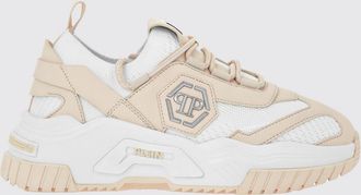 Philipp Plein Sneakers basse in maglia crochet con motivo monogram bicolore
