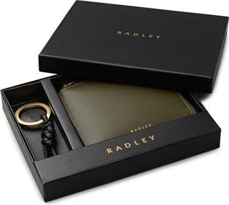 Radley London Chilworth Street Medium Boxed Wallet And Keyring in Black at Nordstrom