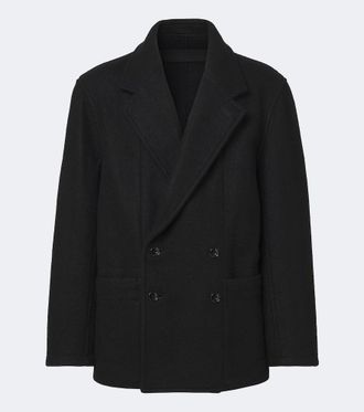 Christophe Lemaire Wool and alpaca peacoat