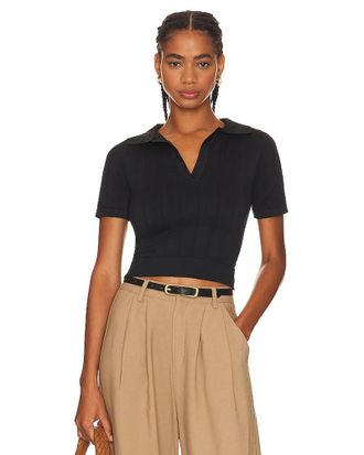 Alala POLOHEMD SEAMLESS in Black