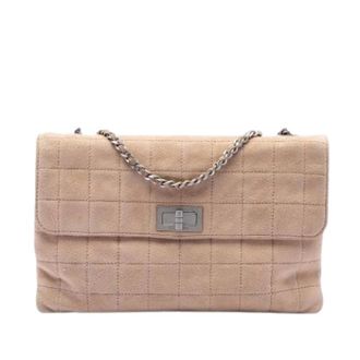 Chanel Pre-owned Quilted Flap Bag - Dames - Pre-owned - Beige - Maat: ONE Size Leer