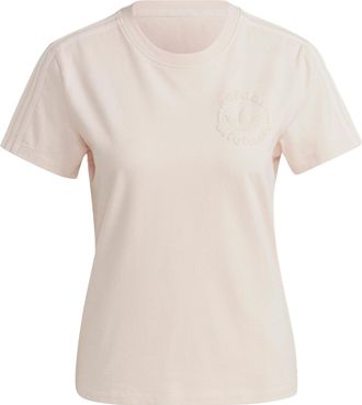 adidas (WMNS) adidas originals Graphic Logo T-Shirt Milk Tea IC6046