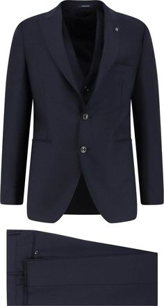 Tagliatore Virgin wool suit with waistcoat