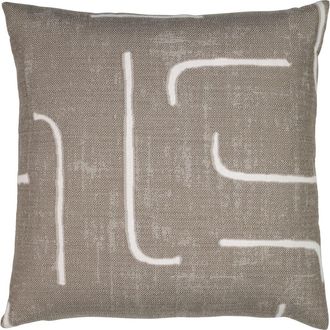 Elaine Smith Instinct Indoor & Outdoor Woven Accent Pillow in Taupe at Nordstrom, Size 12X20