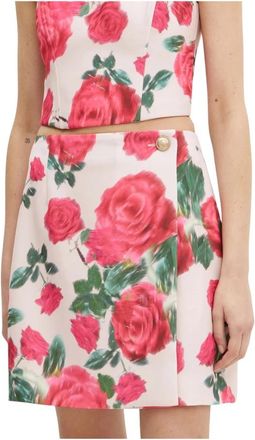 Guess Raissa Rokje - Dames - Korte rokken - Veelkleurig - S - Polyester - Rokken