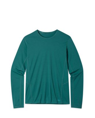 Stio | Mens Lucent Tee Shirt Long Sleeve, Size Extra Large in Boundless Heather