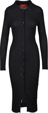 Wild Cashmere Chemise Dress Silk Cashmere - Black