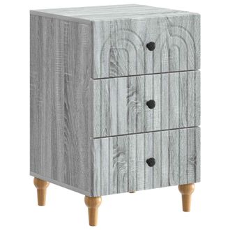 vidaXL Armario De Noche Gris Sonoma 43x 41 X 66,5 Cm Vidaxl