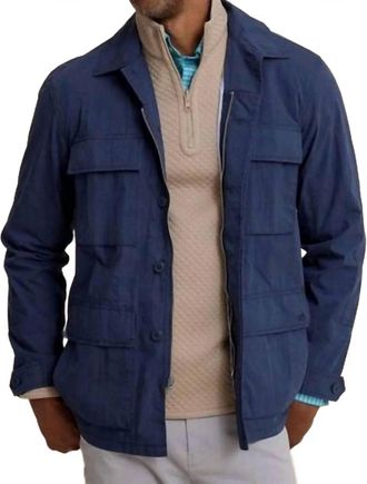Southern Tide Cedarbrook Field Jacket In Dress Blue