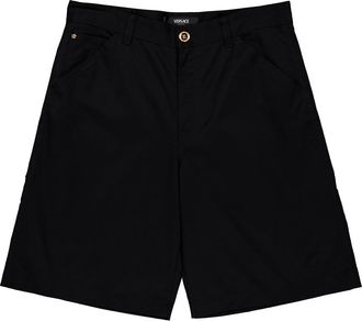 Versace Medusa Hardware Gabardine Cargo Shorts, Brand Size 46 ( US Size 30 )