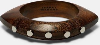 Isabel Marant Layla studded wood bangle