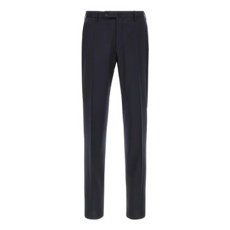Incotex Modello 35 Cool Wool Trousers - male - Incotex - Suit Trousers - Blue - 2XL - Trousers
