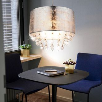 Globo Lighting L&aacute;mpara Colgante - Amy I - N&iacute;quel - Metal - &Oslash; 40cm - E27 - Globo