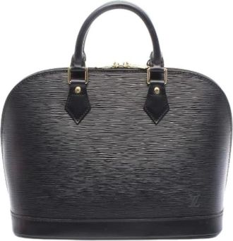 Louis Vuitton Pre-owned Handbags, female, Black, Size: ONE SIZE Pre-owned Vintage Leather Handbag