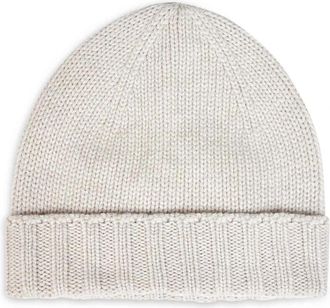 D4.0 Beanie - Heren - Hoeden - Beige - ONE Size - Wol - Accessoires