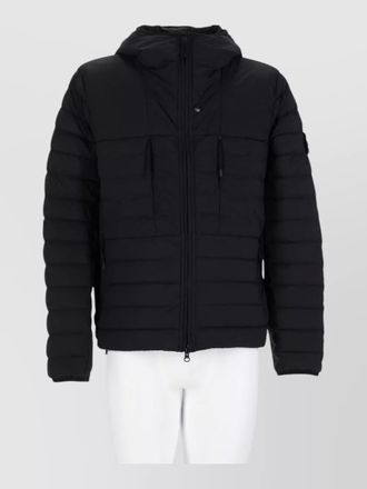 Stone Island down quilted hooded padded coat