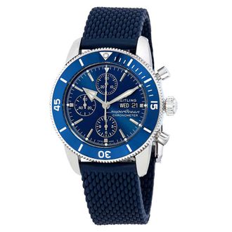 Breitling Superocean Heritage II Chronograph Automatic Blue Dial Mens Watch A13313161C1S1