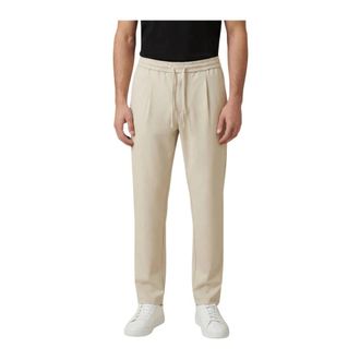 Only & Sons Sweatpants, male, Beige, Size: XL Lace-Fastening Trousers