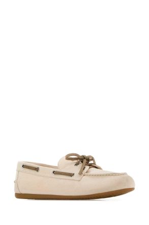 Miu Miu 5d687ef005bvc F0379 Ecru Mocassini Loafers
