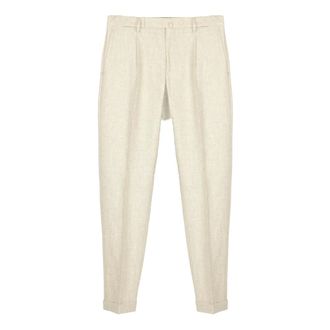BRIGLIA 1949 Slim-fit Trousers, male, Beige, 2XL, Tailored Trousers
