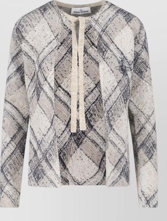 Vivienne Westwood textured knit cardigan long sleeves open front