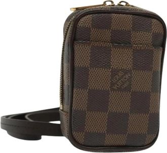 Louis Vuitton Pre-owned Canvas Cross Body Bag - Dames - Vintage Schoudertas - Bruin - ONE Size - Vintage