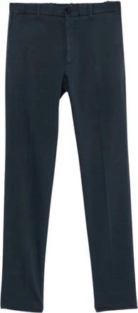 Incotex Broeken, Heren, Blauw, 3Xl, Katoen, Chino broeken