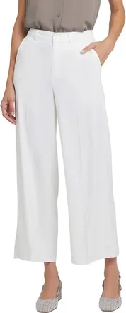 NYDJ Nydj Morgan White Linen-Blend Trouser Jean