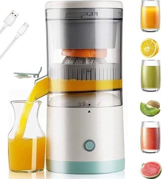 OEM Exprimidor El&eacute;ctrico De Naranjas, Exprimidor Port&aacute;til Recargable Por Usb, Vaso El&eacute;ctrico Para Zumo De Naranjas, Exprimidor De Prensado En Fr&iacute;o