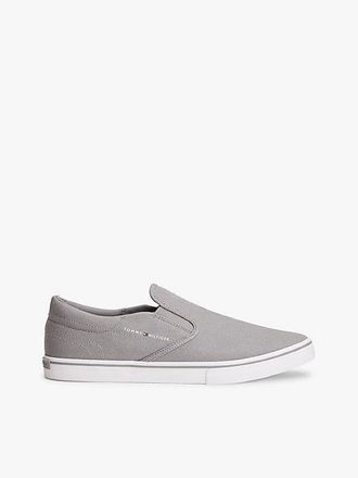 Tommy Hilfiger Canvas Slip-On Trainers