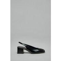 Courr&egrave;ges Heritage Vinyl Slingbacks