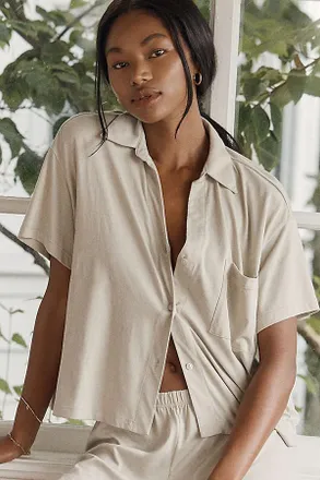 Eberjey 100% Cotton Pajama Set