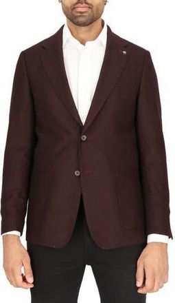 Scotch & Soda Solid Merlot Wool Sport Coat in Wine at Nordstrom Rack, Size 42 Long