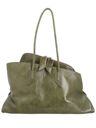 The Attico Medium Tote Bag With Slouchy Structure And Bow Detail