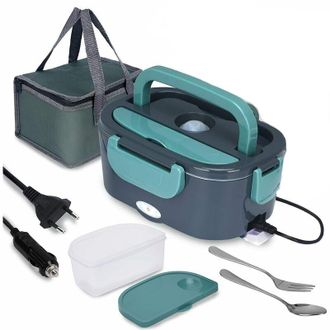 OEM Calentador De Lonchera Gabrielle, 3 En 1 (12 V/24 V/220 V), Recipiente Calefactor Port&aacute;til De 1,5 L, 60 W, Para Coche, Cami&oacute;n, Casa O Camping (60 W)