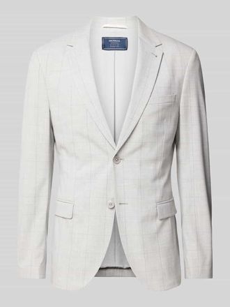 Mc Neal 2-Knopf-Sakko mit Karomuster in Hellgrau, Gr&ouml;&szlig;e 54