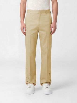 Philipp Plein Pantaloni sartoriali in cotone stretch con stampa painted