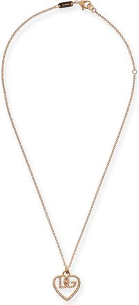 Dolce & Gabbana Gold Necklace With Rhinestones-Donna