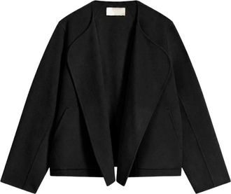 Vanessa Bruno Chann Jas - Dames - Zomerjassen - Zwart - M - Wol - Jassen