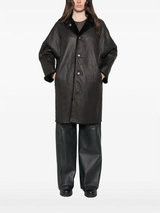 Yves Salomon Reversible Shearling Jacket - Black