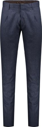Moorer Slim Pantalon met Elegante Zak - Heren - Slim Fit Broeken - Blauw - M - Katoen - Broeken
