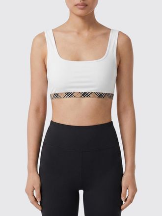 Burberry Top crop in tessuto tecnico stretch