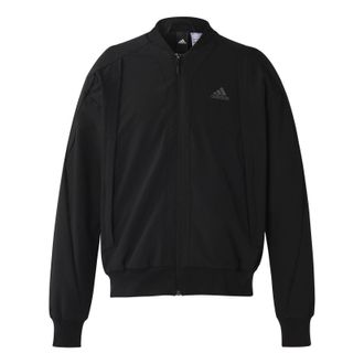 adidas Th Wv Warmbomb Solid Color Logo aviator Jacket Black H38398