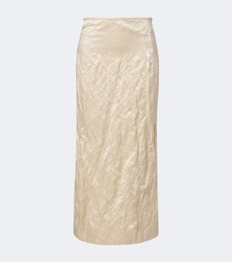 FFORME Falda midi en mezcla de algod&oacute;n