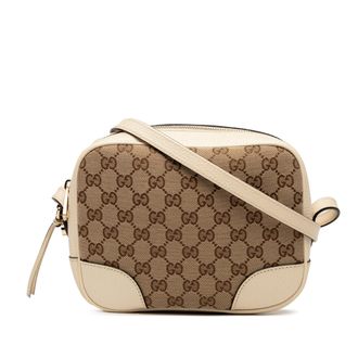 Gucci Tweedehands Gg Canvas Bree Schoudertas