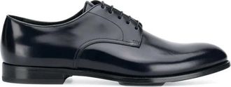 Doucal's York Veterschoen - Heren - Nette schoenen - Blauw - 41 EU - Leer - Schoenen