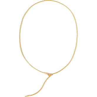 Girls Crew Viper Y-Necklace in Gold at Nordstrom