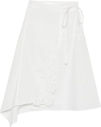 Sir. Lace-embellished Midi Skirt